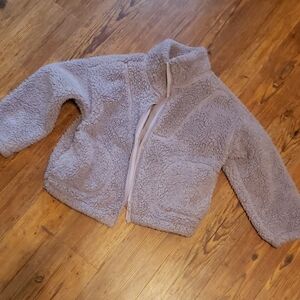 Cozy Kids Taupe Sherpa Jacket